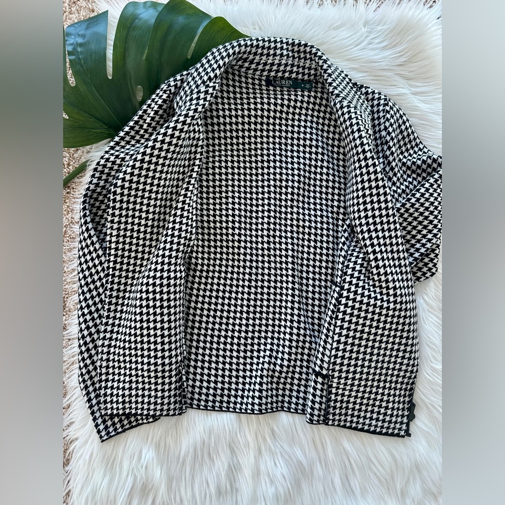 Chic Ralph Lauren Houndstooth Jacket - Picture 8 of 12
